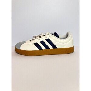 NEW ADIDAS VL Court Base Women's 8.5 JI1766 White/ Navy